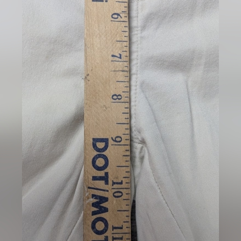 Ojai Size 4 Cream Off White Vintage Capris With Unique Knees And Elastic Hems - Picture 14 of 16